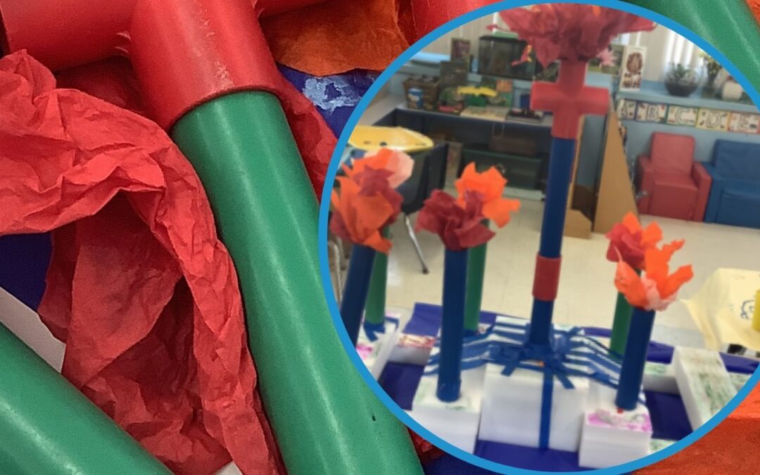 Festive Hanukkah Menorahs