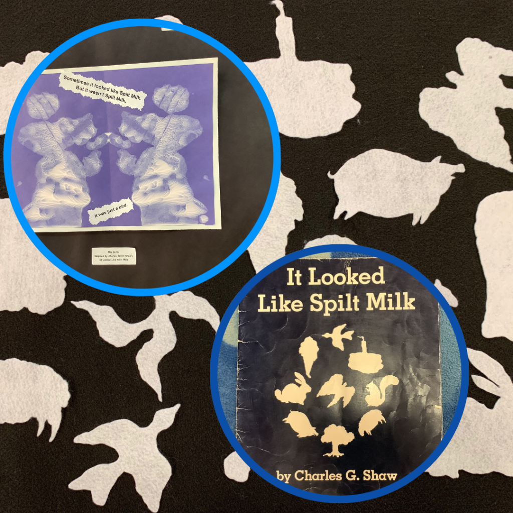 Exploring Imagination with “It Looked Like Spilt Milk”