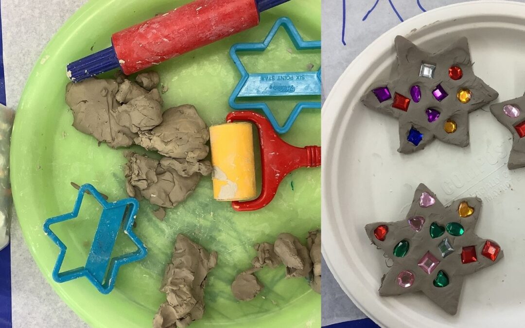 star of david preschool craft project