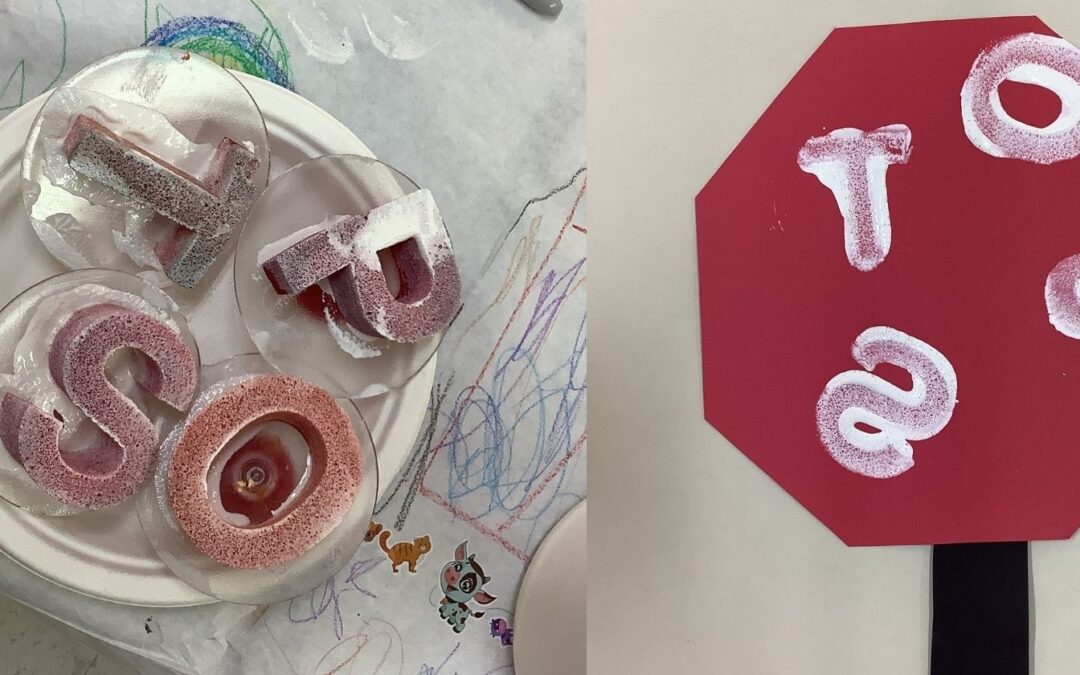 stop sign craft project for preschoolers