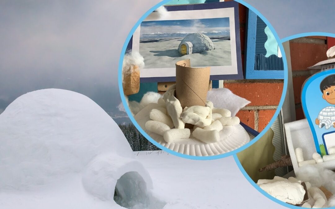 Introducing the Letter “I” with Igloo Art