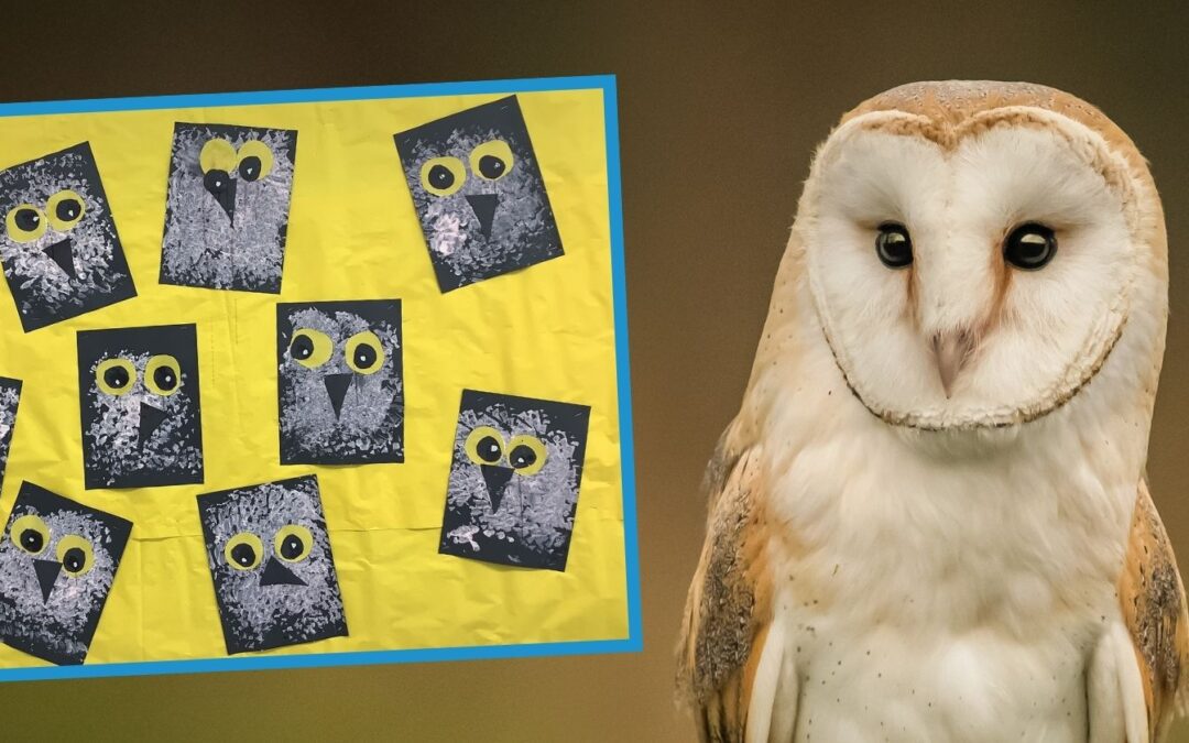 Snow Owl Winter Art: Creativity Takes Flight