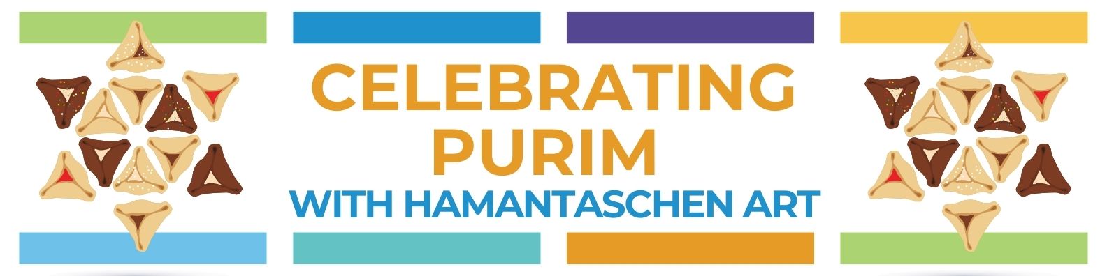 Banner graphic reading “Potato Head Grass Experiment” featuring preschoolers’ potato grass seed projects in plastic cups on a green tray, alongside materials used for the hands-on science activity at Temple Emanuel ECC.